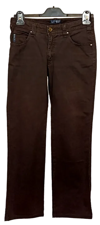 Armani Jeans Damen Jeans dunkelbraun Gr. 29 - Bild 1
