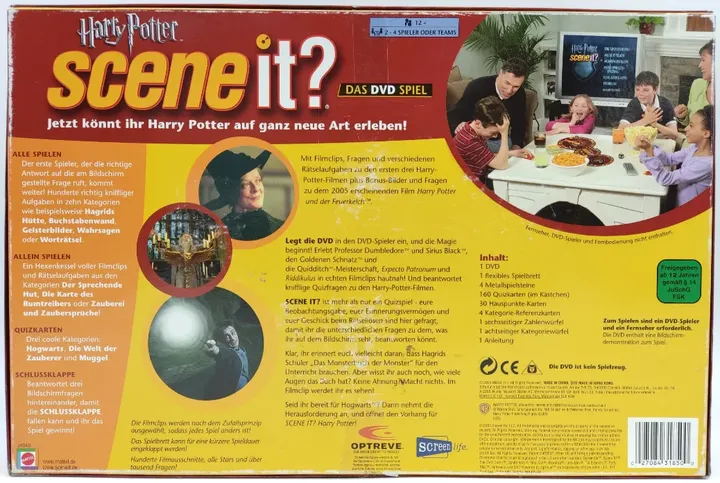 Harry Potter, Scene it? - DVD Spiel - Mattel  - Bild 2