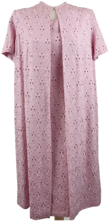 Vintage Kleid mit besticktem Mantel rosa - XL/42 - Bild 4