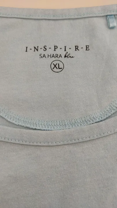 INSPIRE SA HARA - Damen - Tshirt in hellblau mit Aufdruck -  in Gr.: XL - Bild 4