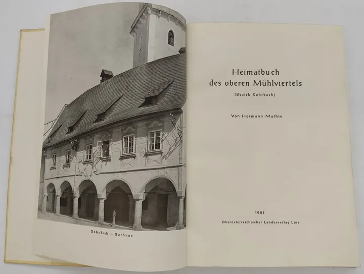 Vintage Heimatbuch des oberen Mühlviertel von Herman Mathie 1951 - Bild 2