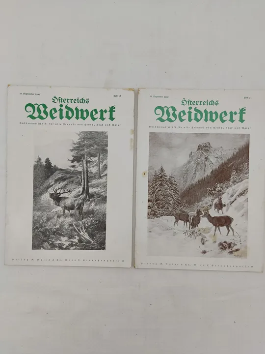 Österreichs Weidwerk - 18 Hefte - Jagdmagazin 1930 - Bild 4