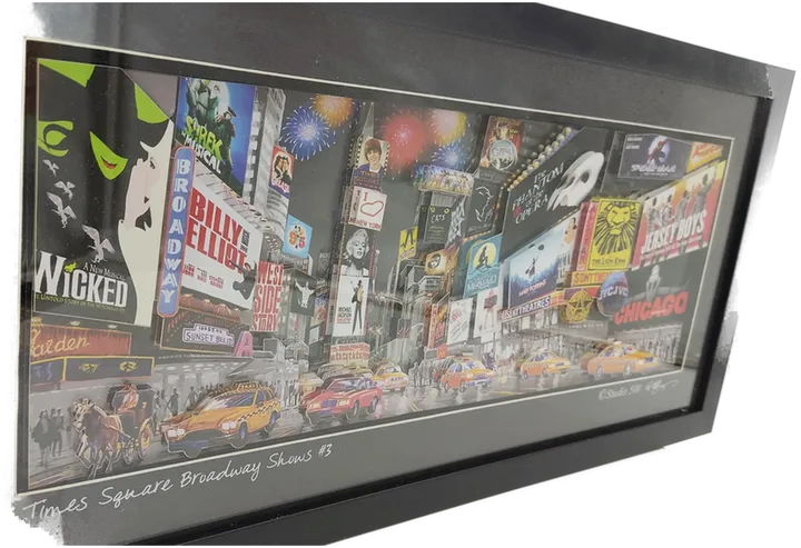 3D Broadway-Show Papierschnittkunst - Hochwertige Wanddekoration - Bild 2