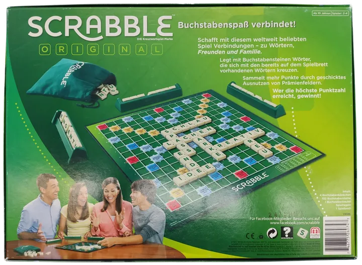 Mattel Scrabble Original - Das klassische Kreuzwortspiel - Bild 2