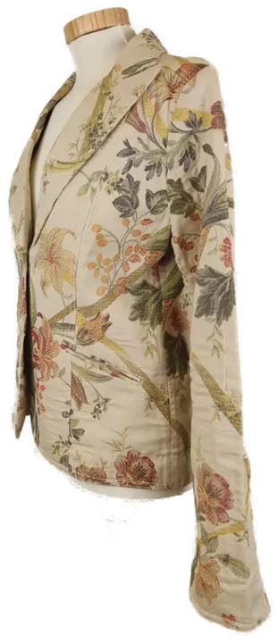 Damen Blazer, floral gemustert, tailliert, Gr. 42 - Bild 2