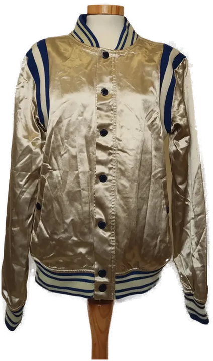 SCOTCH & SODA True Blue Damen Bomberjacke beige/blau Gr. S - Bild 4