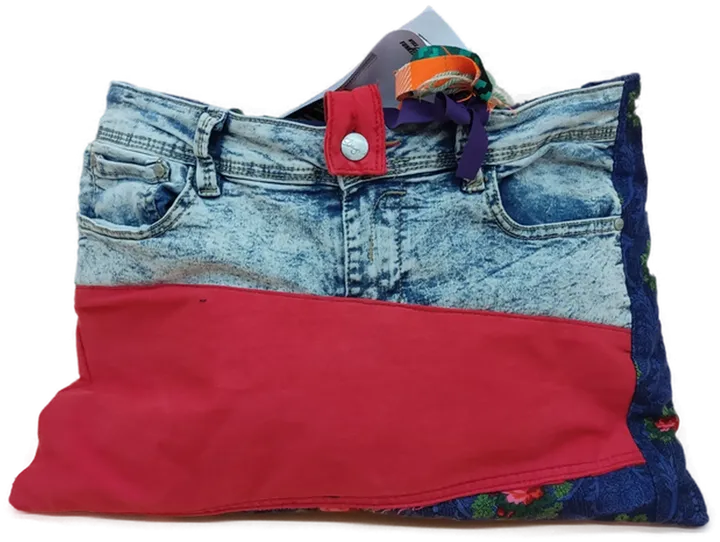 Jeans-Upcycling Laptoptasche - Bild 1