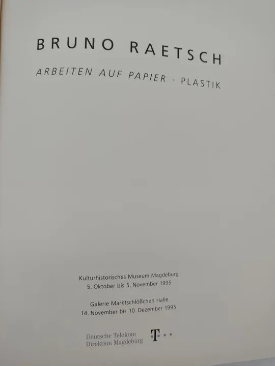 Bruno Raetsch. Arbeiten auf Papier. Plastik - Bild 2