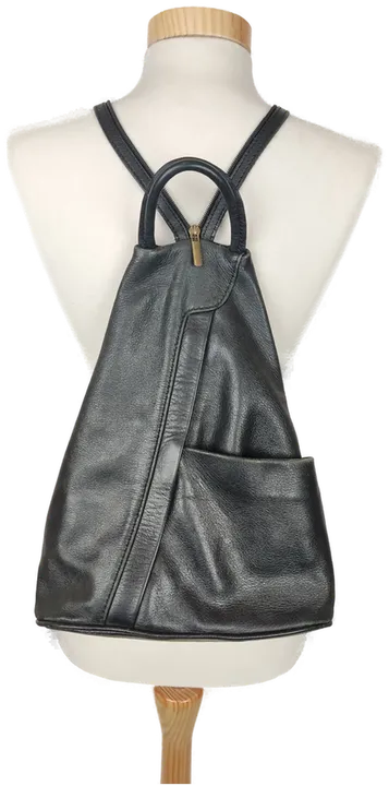 Unisex Lederrucksack Citybag Leder Made in Italy - Bild 1