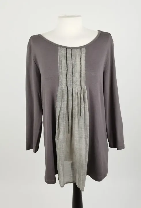 Fabiana Filippi - Graues Oberteil mit Kettendetails - XXL, 94% Baumwolle, 6% Lycra - Bild 1