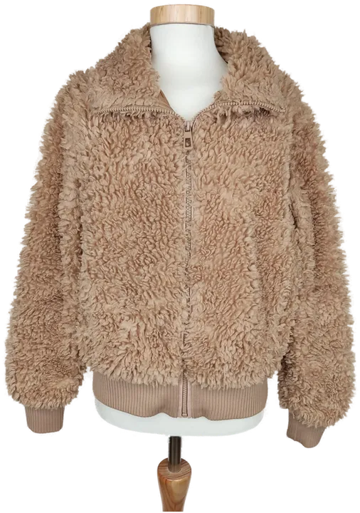 ONLY Damen Plüschjacke beige - S/36 - Bild 1