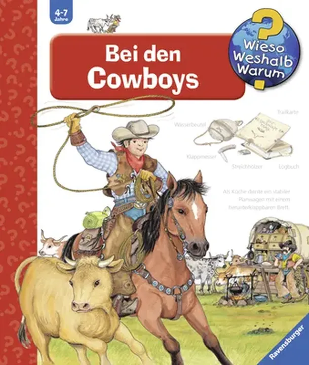 Wieso? Weshalb? Warum?, Band 42: Bei den Cowboys - Ravensburger  - Bild 1