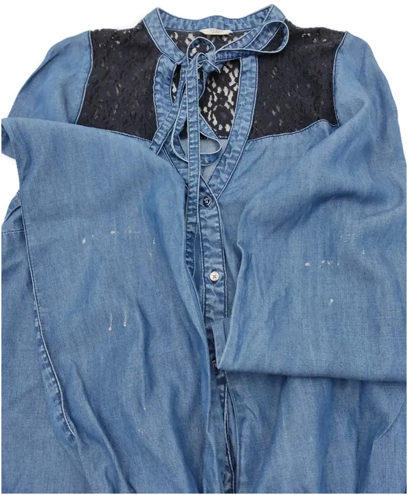 Guess Damen Jeans Bluse  Blau/schwarz Gr.  - Bild 6