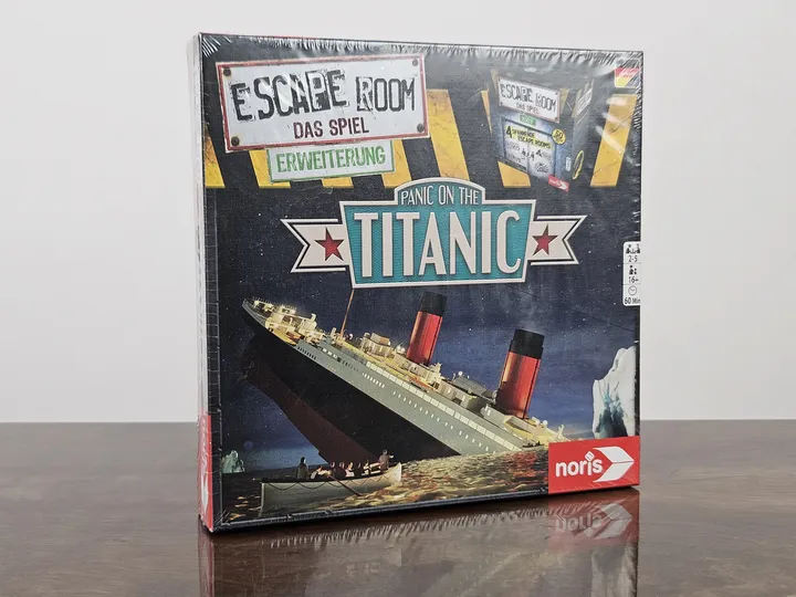 Escape Room Erweiterung - Panic on the Titanic - Gesellschaftsspiel - Noris - Bild 1