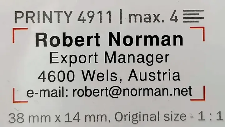 Trodat Printy 4911 schwarz - Bild 3