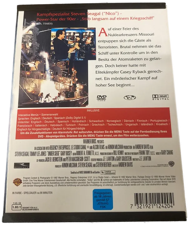 Steven Seagal - Alarmstufe Rot - DVD - Bild 2