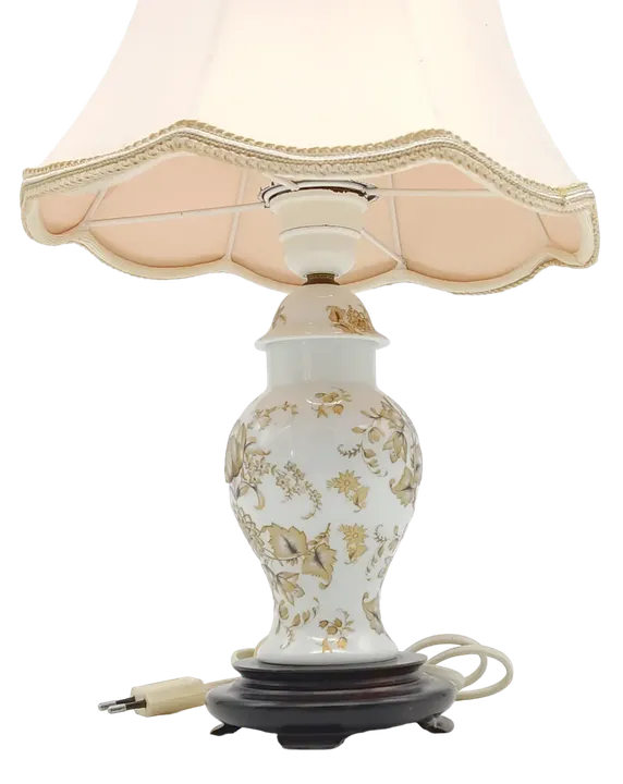 Porcelaine de Limoges - Tischlampe  - Bild 2