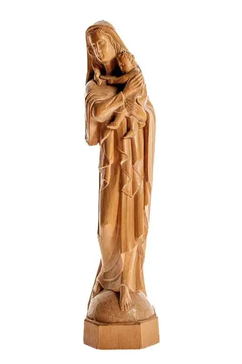  Mutter Gottes mit Kind Holz Starnberger Kunstverlag ca. 43 cm - Bild 1