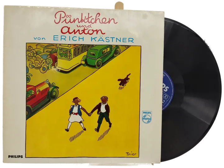 LP - Pünktchen und Anton von Erich Kästner, Vinyl - Bild 2