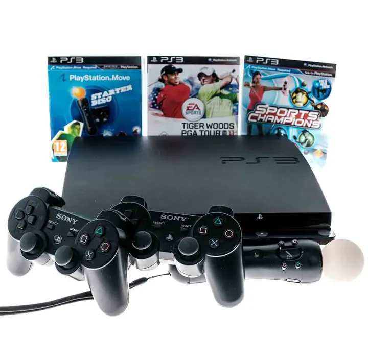 Sony PS3 Chech-2504B Playstation mit div. Zubehör - Bild 2