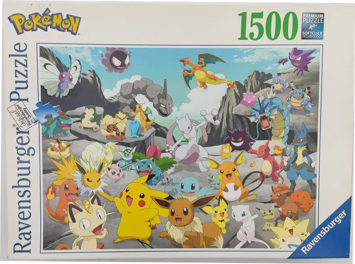 Pokémon Puzzle 1500 Teile - Gesellschaftsspiel, Ravensburger - Bild 1