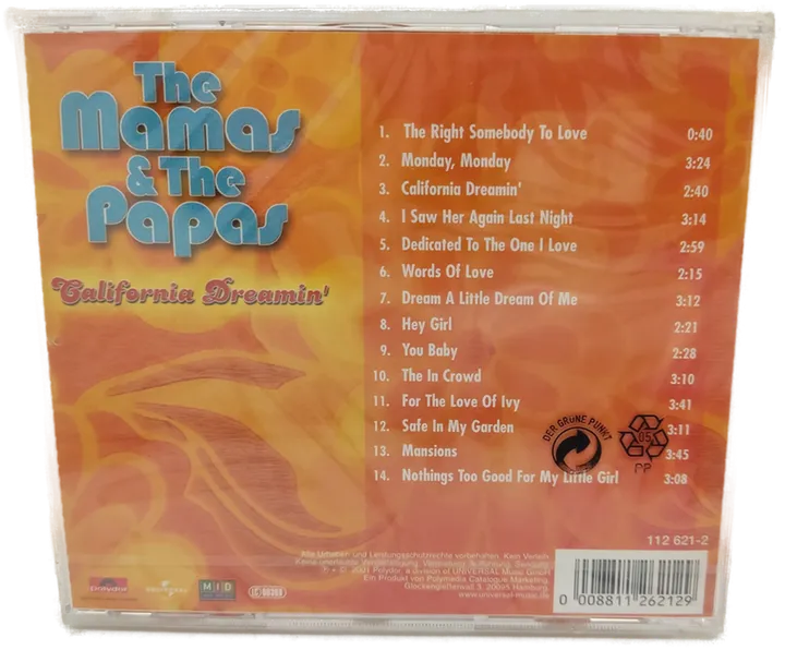 CD The Mamas & The Papas California Dreamin' - Bild 3