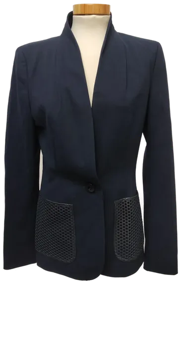 Escada Kleid mit Blazer marineblau in Größe 36 - Bild 7