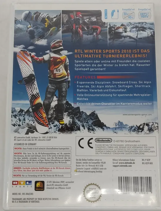 Nintendo Wii Winter Sports 2010 