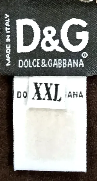 Dolce & Gabbana T-Shirt mit Kapuze braun Gr. XXL - Bild 3