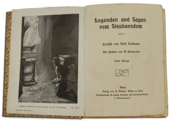 Legenden & Sagen vom Stephansdom - Emil Hofmann (Erz.) - dritte Auflage Hardcover mit Schönheitsfehler - Bild 2