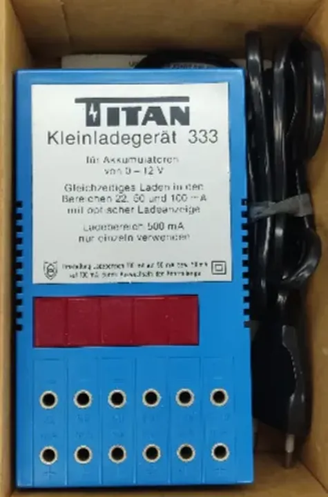 Titan Kleinladegerät 333 im original Karton mit Beschreibung - Bild 3