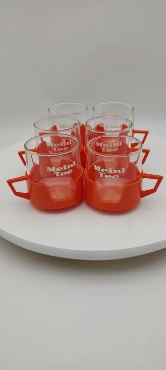 6er Set Vintage Teegläser von Meinl - Transparentes Glas in hoher Qualität - Bild 1