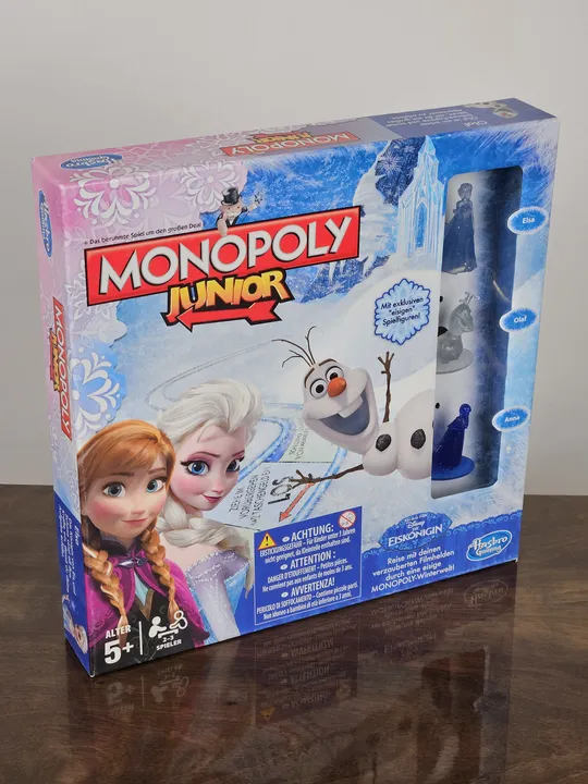 MONOPOLY JUNIOR - Die Eiskönigin - Gesellschaftsspiel - Hasbro  - Bild 1