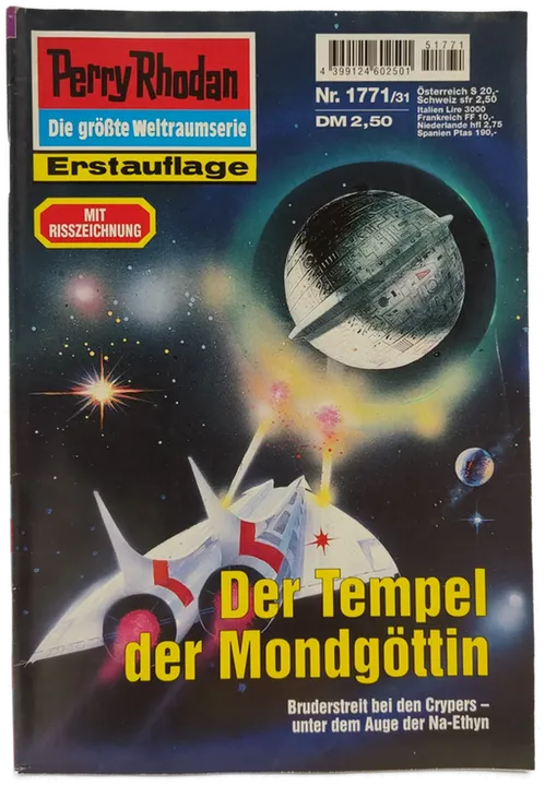 Romanheft Perry Rhodan Der Tempel der Mondgöttin Erstauflage Nr.1771 - Bild 1