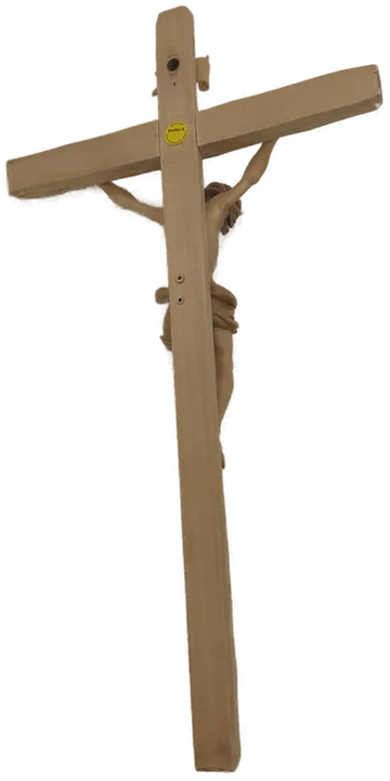 Kruzifix aus Holz / Jesus am Kreuz, Höhe ca. 55cm - Bild 2