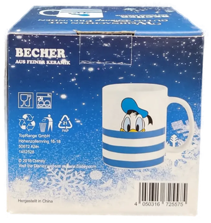 Disney Weihnachten mit guten Freunden Donald Duck Becher - Bild 4