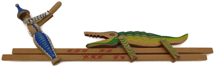 Holzspielzeug Kasperl und das Krokodil - Bild 3