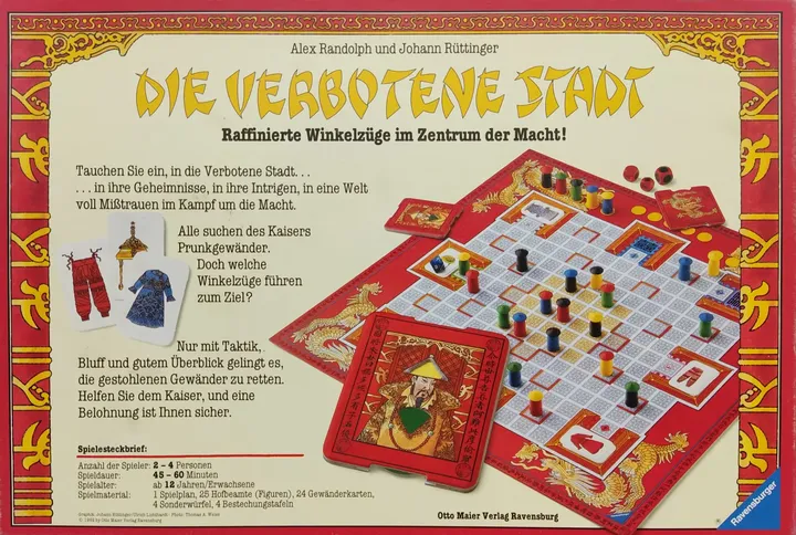 Die verbotene Stadt - Vintage Gesellschaftsspiel - Ravensburger  - Bild 2