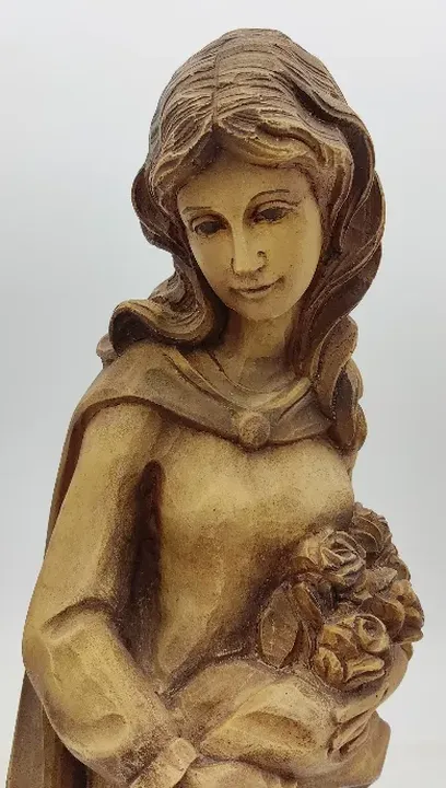 Heilige Elisabeth Statue aus Holz - Bild 2