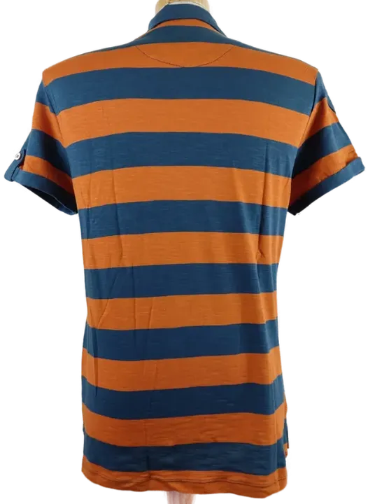 LC Waikiki Herren T-Shirt orange - blau gestreift - M  - Bild 2