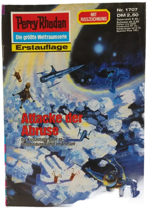 Romanheft Perry Rhodan Attacke der Abruse Erstauflage Nr.1707 - Bild 1