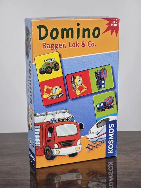 Domino, Bagger, Lok & Co. - Gesellschaftsspiel - KOSMOS  - Bild 1
