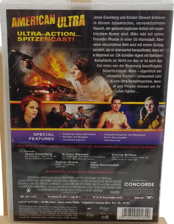 DVD American Ultra  mit Kristen Stewart und Jesse Eisenberg  - Bild 3