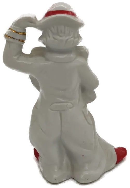 Porzellanfigur Clown von Gilde, ca. 14,5 cm, Handarbeit - Bild 2