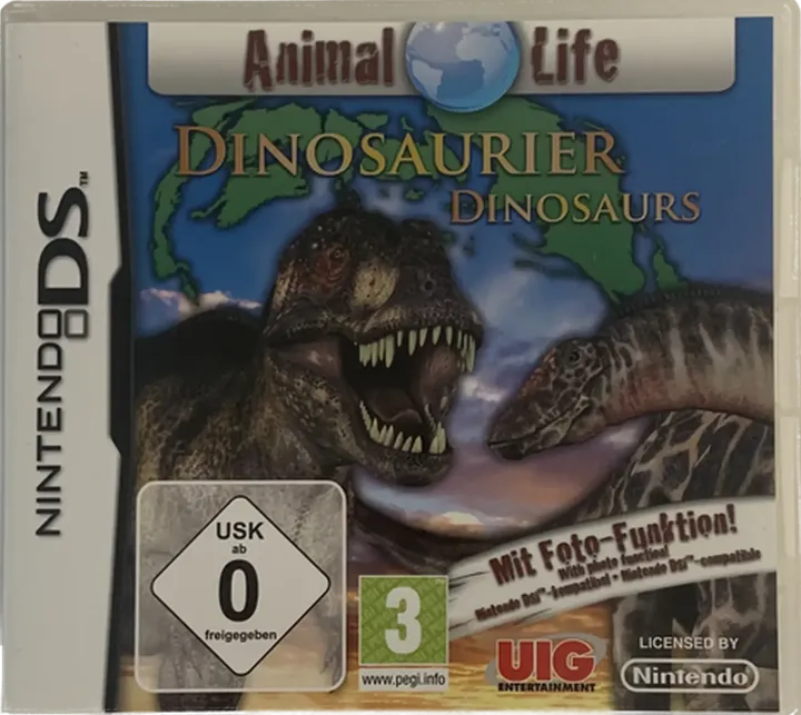 Nintendo DS-Spiel: Animal Life - Dinosaurier - Bild 1