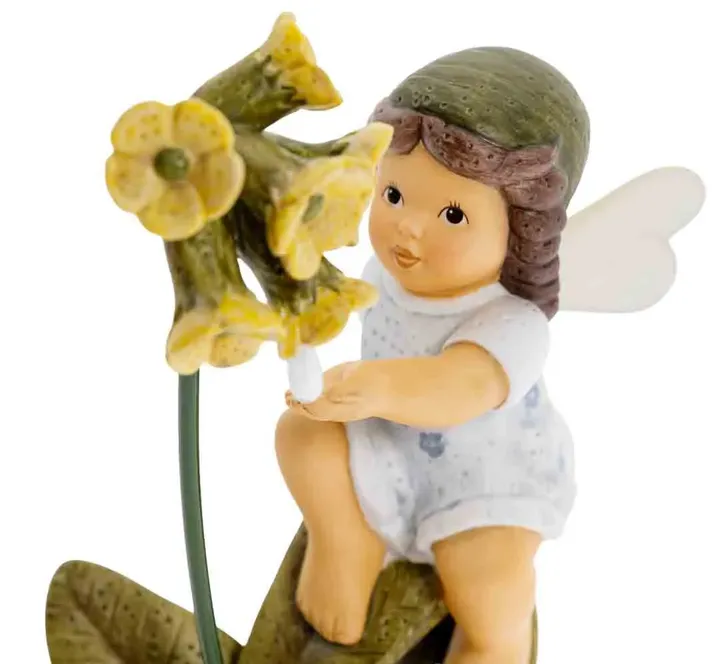 Orginal: Seltene-Nina & Marco Porzellanfigur „Elfe unter Schlüsselblume“ - Bild 5
