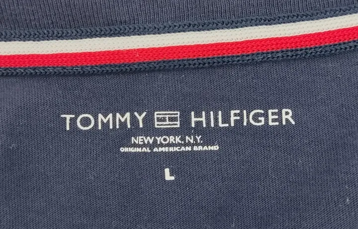 Tommy Hilfiger Herrenshirt Langarm blau - L - Bild 3