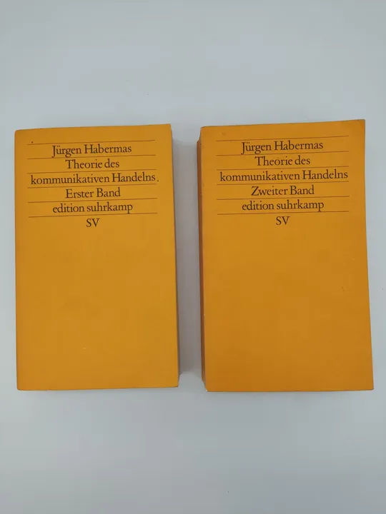 Theorie des kommunikativen Handelns Band 1 und Band 2 - Jürgen Habermas - Bild 1