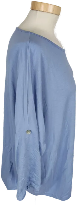 T-Shirt, dreiviertelarm mit Rundhalsausschnitt, hellblau, Größe 44 (geschätzt) - Bild 4