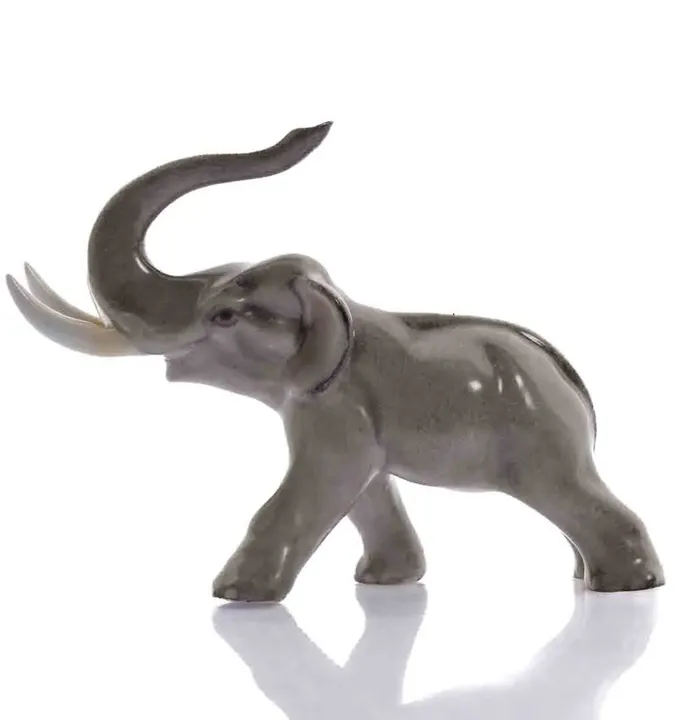 1 Stk. Herend Elefant Porzellan, blaue Marke (Fus) - Bild 2
